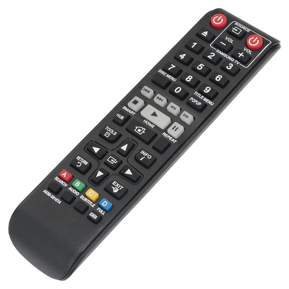 AK59-00167A For Samsung Blu-Ray DVD Player Remote Control Battery Powered Infrared Wireless Controller - 1