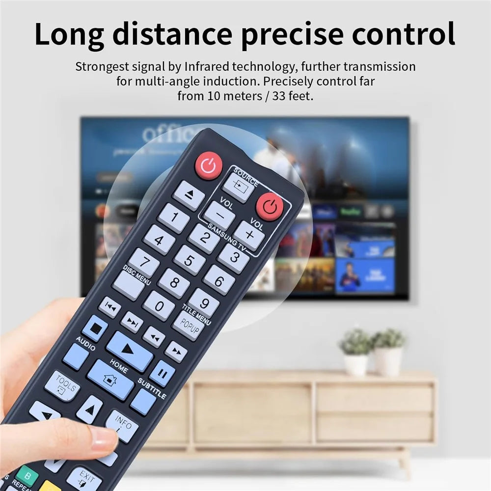 AK59-00177A For Samsung Blu-Ray DVD Player Remote Control Battery Powered Infrared Wireless Controller - 2