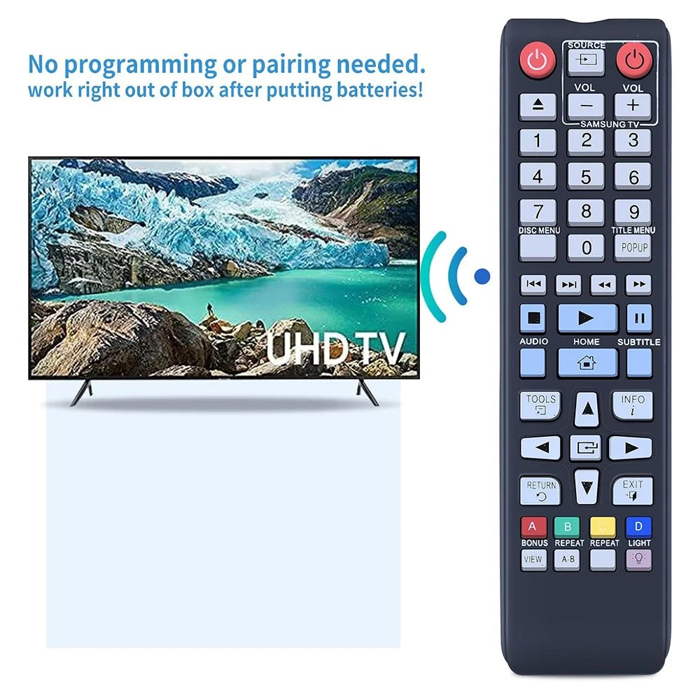AK59-00177A For Samsung Blu-Ray DVD Player Remote Control Battery Powered Infrared Wireless Controller - 3