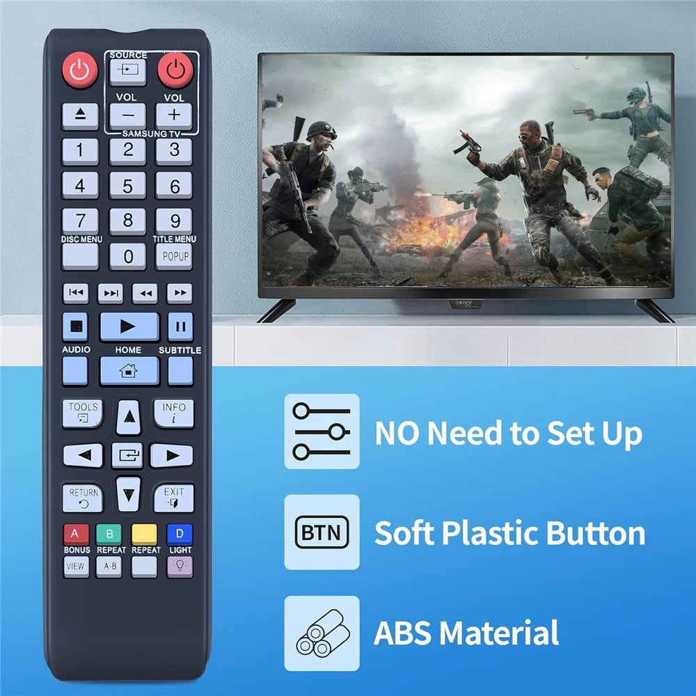 AK59-00177A For Samsung Blu-Ray DVD Player Remote Control Battery Powered Infrared Wireless Controller - 4