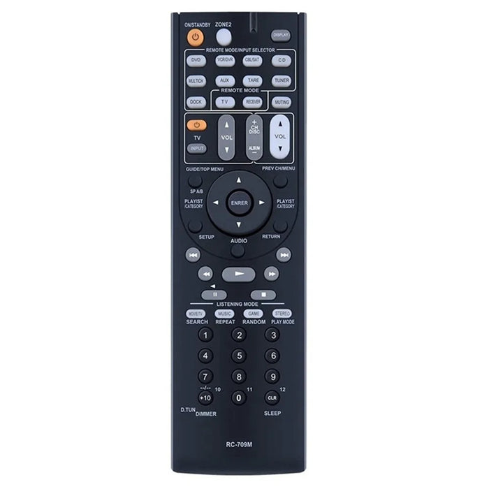 RC-709M For ONKYO AV Receiver Infrared Remote Control Battery Powered Replacement Handheld Controller - 1