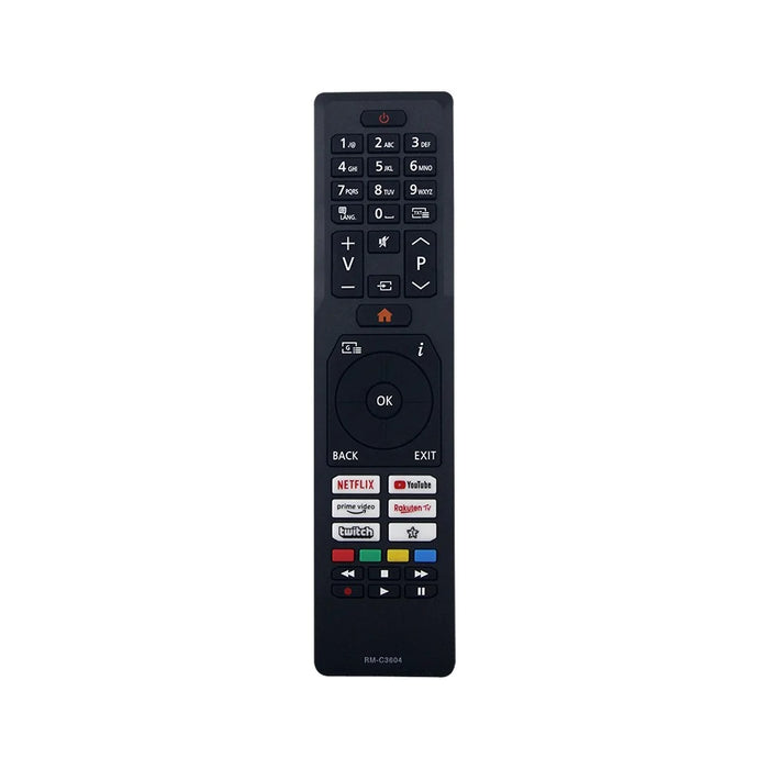 RM-C3604 For JVC Television Handheld Remote Controller Ergonomic Replacement Infrared Remote - 1