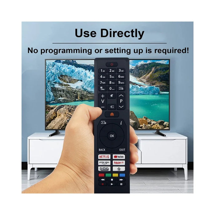 RM-C3604 For JVC Television Handheld Remote Controller Ergonomic Replacement Infrared Remote - 6