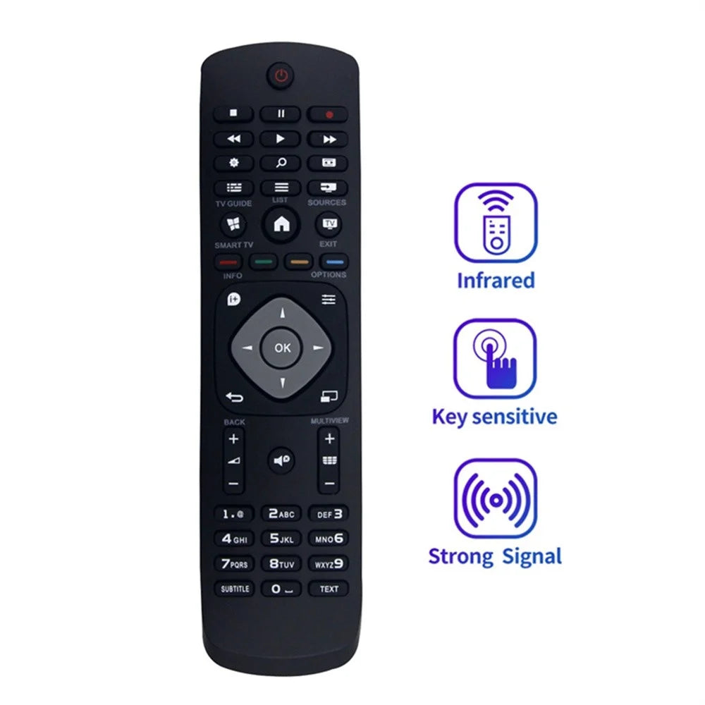 RM-L1220 For Philips TV Ergonomic Handheld Controller Infrared Remote Control Replacement - 3