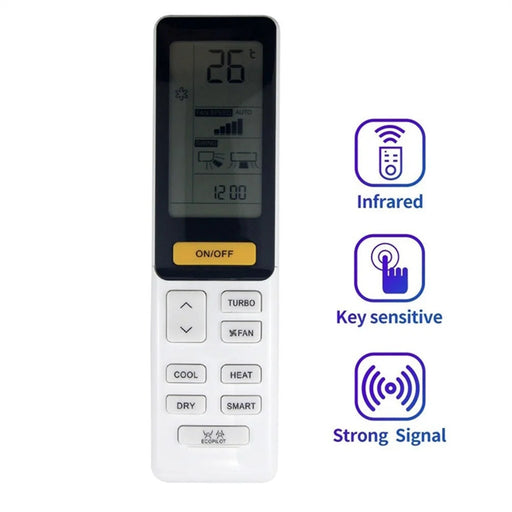 0010402886AR For Haier Air Conditioner Infrared Remote Control Plastic Ergonomic Replacement Controller - 2