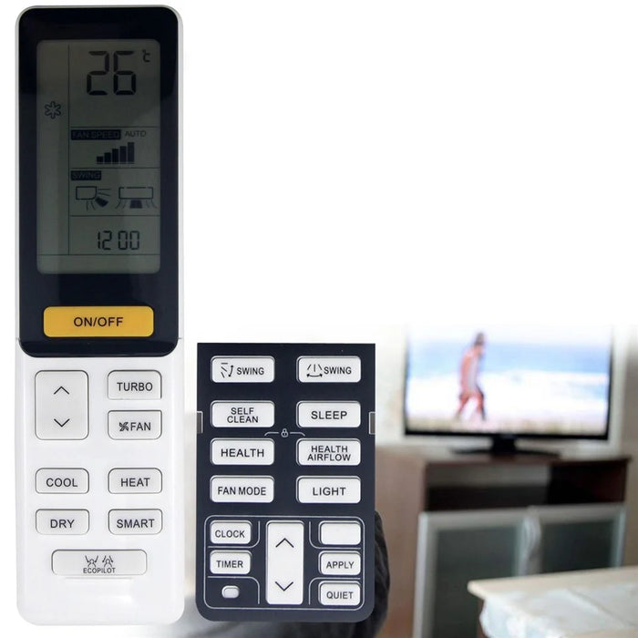 0010402886AR For Haier Air Conditioner Infrared Remote Control Plastic Ergonomic Replacement Controller - 3