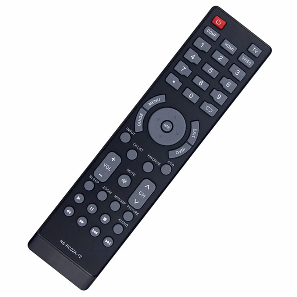 NS-RC02A-12 For Insignia TV Infrared Remote Control Ergonomic Television Controller - 1