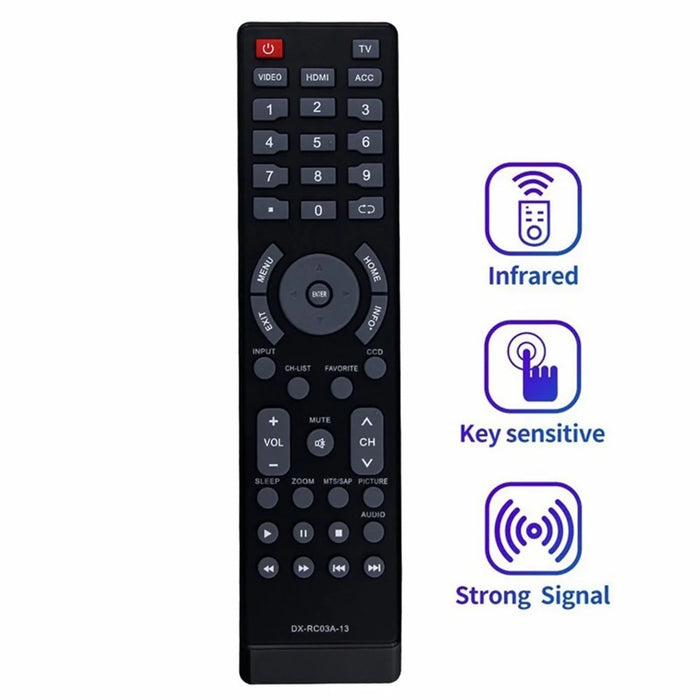 NS-RC03A-13 For Insignia TV Infrared Remote Control Ergonomic Television Controller - 2