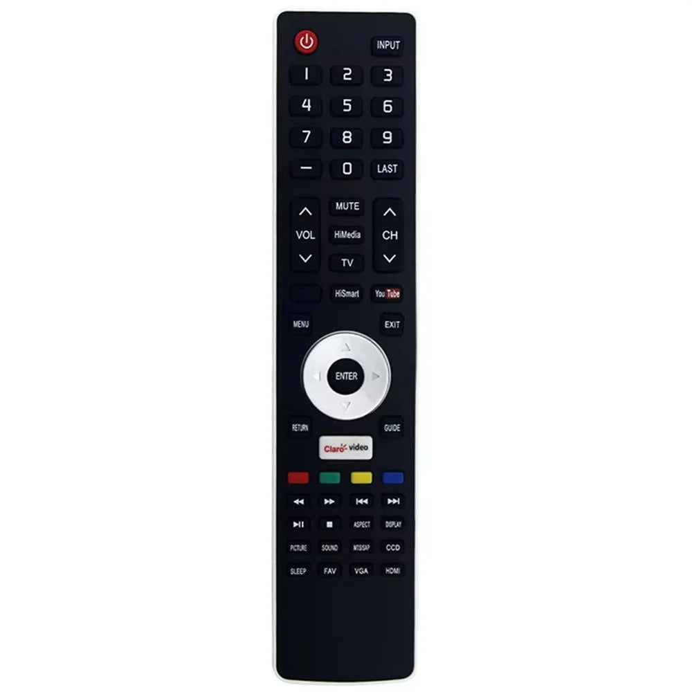EN-33929HS For Hisense TV Remote Control 1-10m Range Ergonomic Infrared Controller Replacement - 1