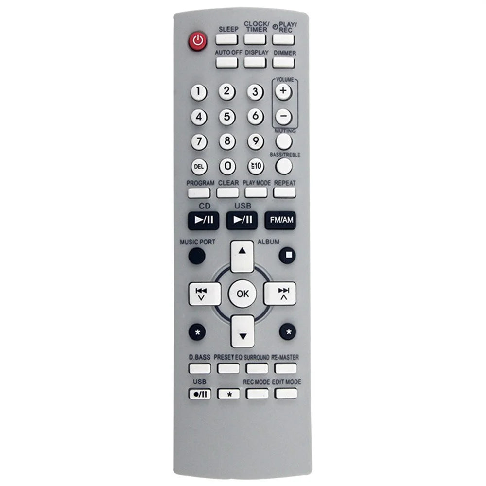 N2QAYB000258 For Panasonic DVD Stereo CD System Remote Control Battery Powered Infrared Controller - 1