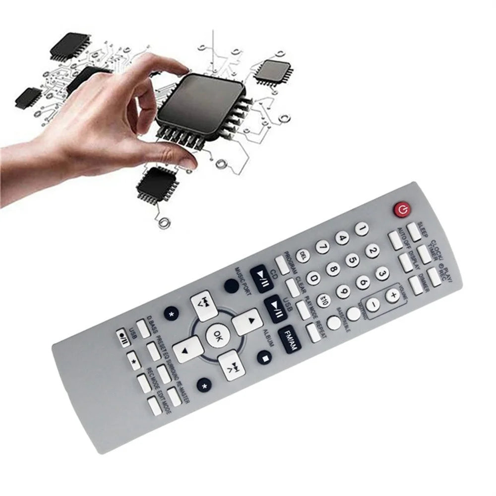 N2QAYB000258 For Panasonic DVD Stereo CD System Remote Control Battery Powered Infrared Controller - 3