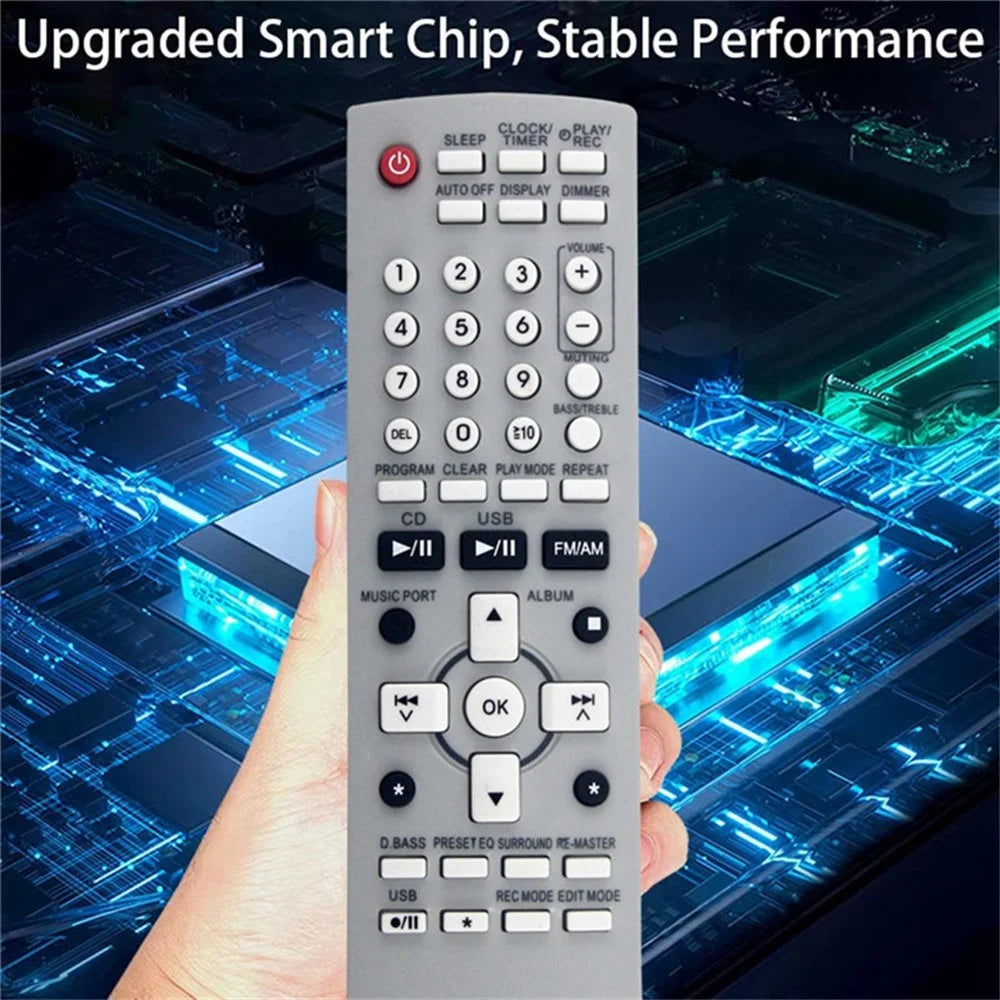 N2QAYB000258 For Panasonic DVD Stereo CD System Remote Control Battery Powered Infrared Controller - 4