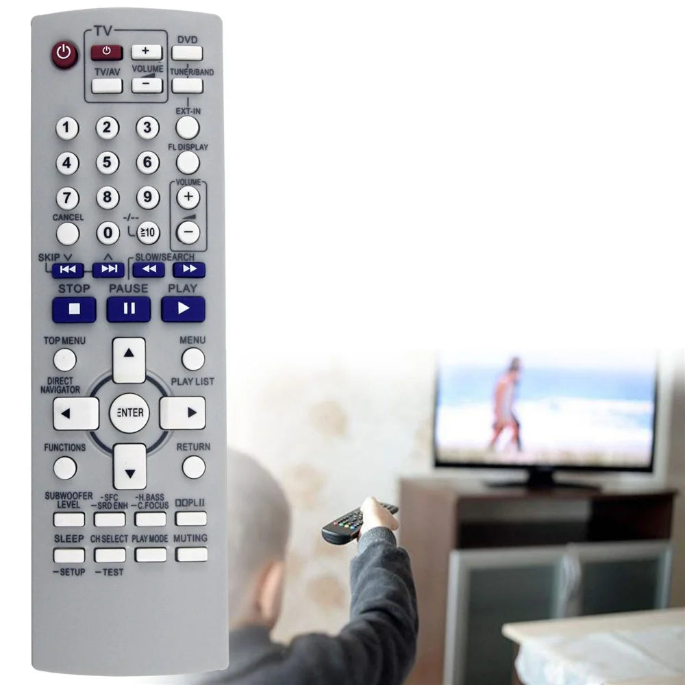 N2QAYZ000002 For Panasonic DVD Stereo CD System Remote Control Battery Powered Infrared Controller - 2