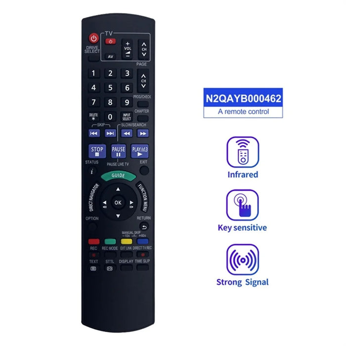 N2QAYB000462 For Panasonic Blu-ray DVD Player Infrared Remote Control Replacement Controller - 3
