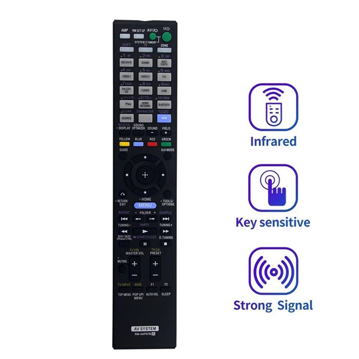 RM-AAP078 For Sony DVD Amplifier Player Remote Control Infrared Replacement Controller - 2