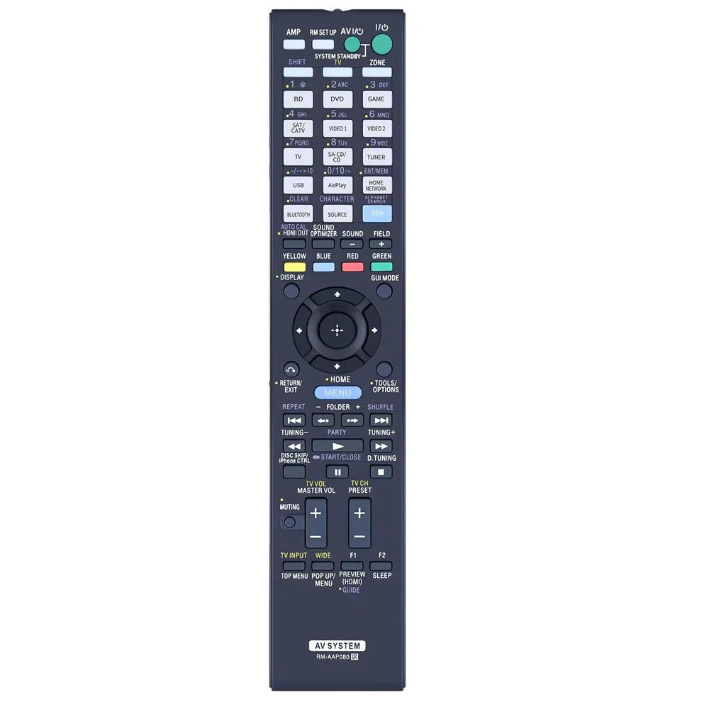RM-AAP080 For Sony DVD Amplifier Player Remote Control Infrared Replacement Controller - 1