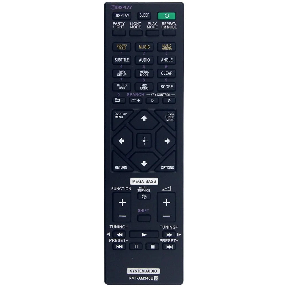 RMT-AM340U For Sony Home Audio System Infrared Remote Control Replacement Handheld Controller - 1