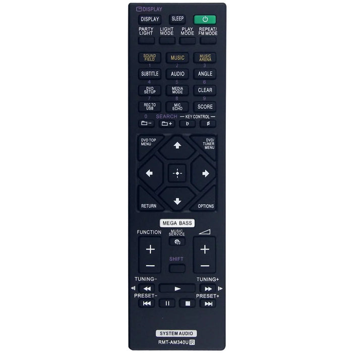 RMT-AM340U For Sony Home Audio System Infrared Remote Control Replacement Handheld Controller - 1