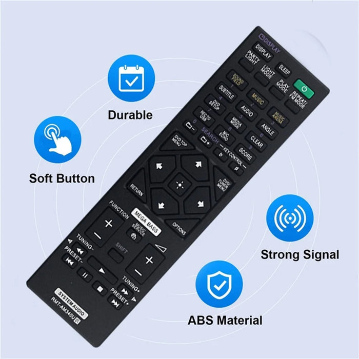 RMT-AM340U For Sony Home Audio System Infrared Remote Control Replacement Handheld Controller - 4