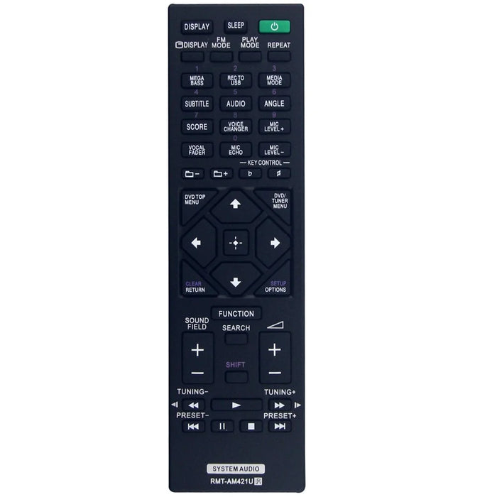 RMT-AM421U For Sony Home Audio System Infrared Remote Control Replacement Handheld Controller - 1