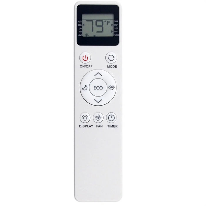 EATC10RE2T(C) For EQK Air Conditioner Infrared Remote Control 10m Range Ergonomic Wireless Controller - 1