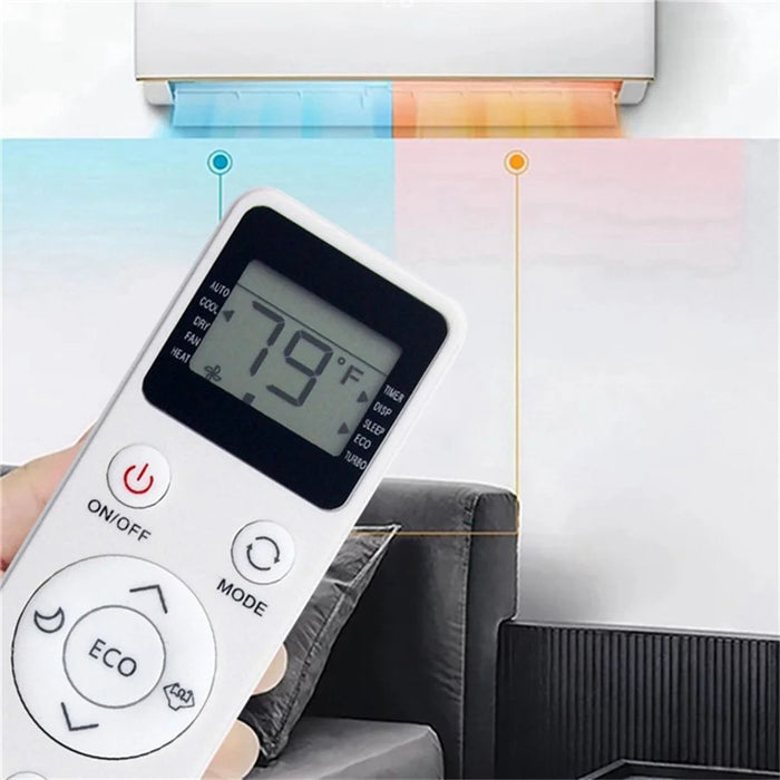 EATC10RE2T(C) For EQK Air Conditioner Infrared Remote Control 10m Range Ergonomic Wireless Controller - 4