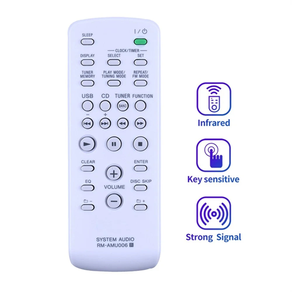 RM-AMU006 For Sony Audio System Remote Control 10m Range Replacement Infrared Controller - 2