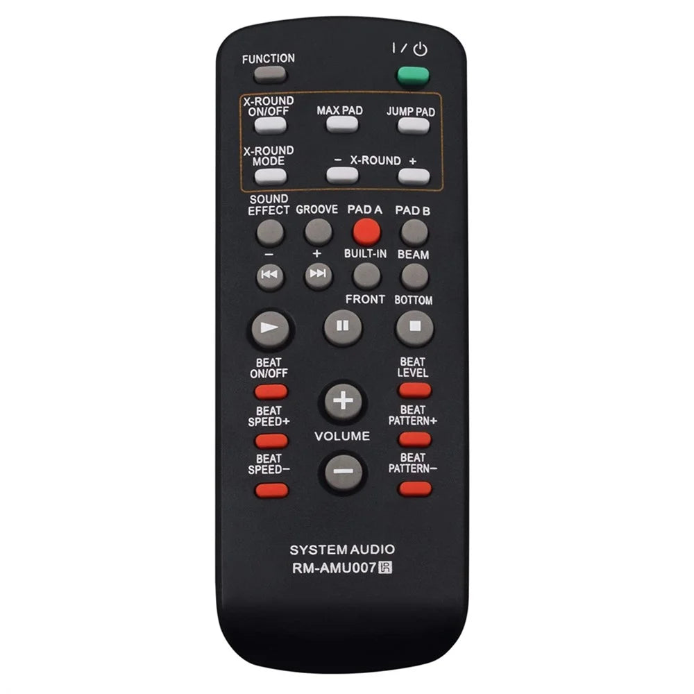 RM-AMU007 For Sony Audio System Remote Control 10m Range Replacement Infrared Controller - 1