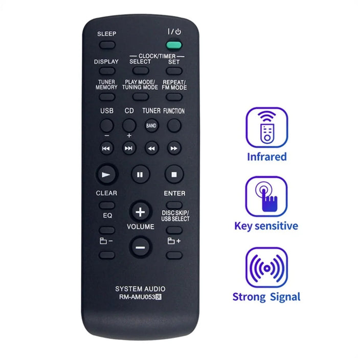 RM-AMU053 For Sony Audio System Remote Control 10m Range Replacement Infrared Controller - 3