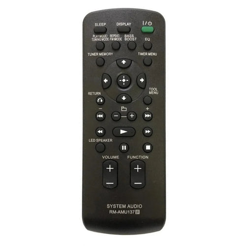 RM-AMU137 For Sony Audio System Remote Control 10m Range Replacement Infrared Controller - 1