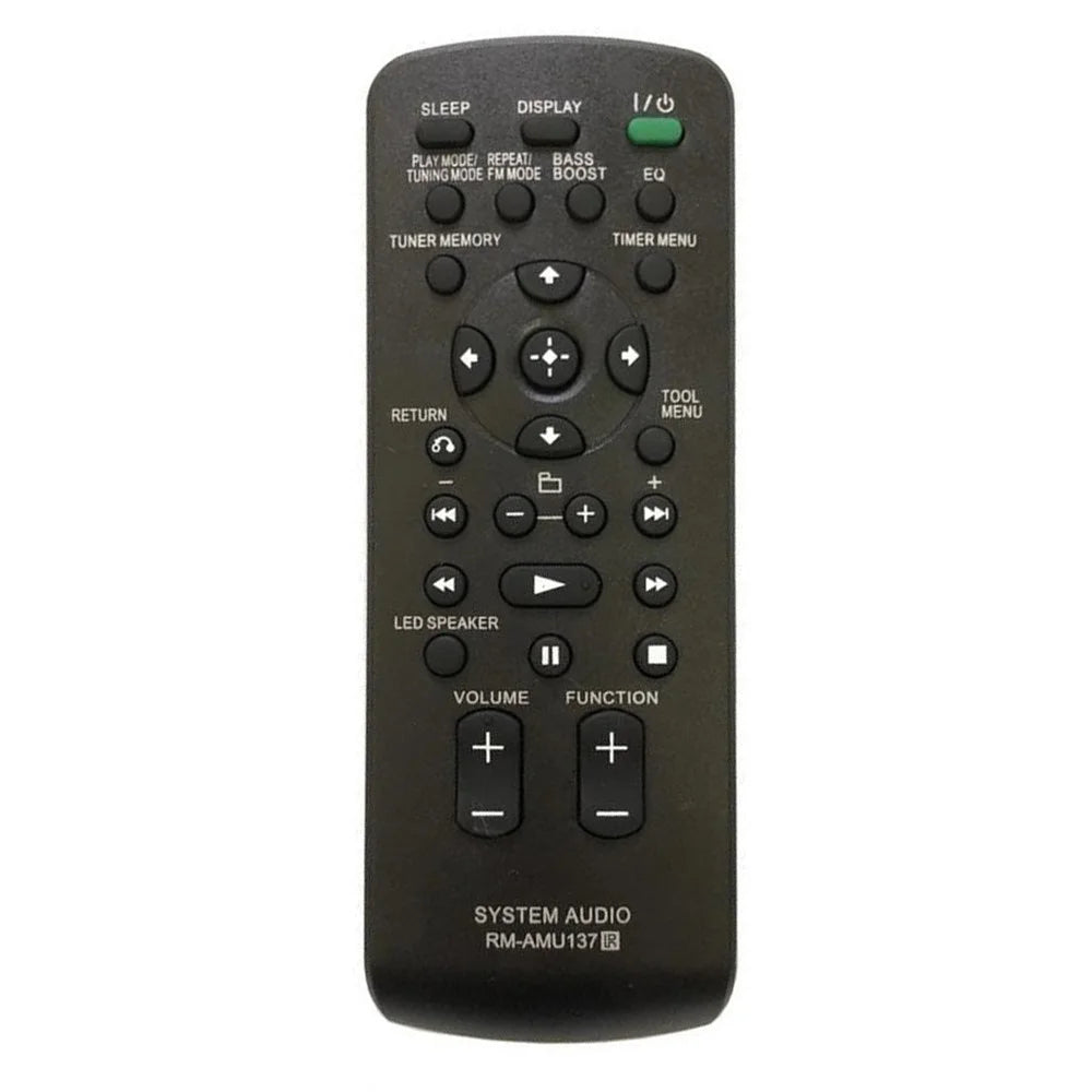 RM-AMU137 For Sony Audio System Remote Control 10m Range Replacement Infrared Controller - 1