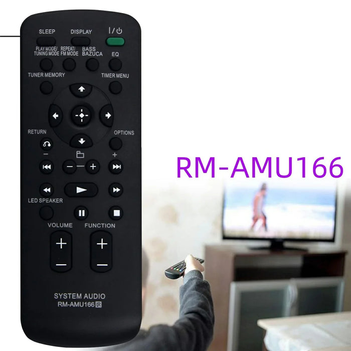 RM-AMU166 For Sony Speaker Infrared Remote Control Replacement 10m Range Controller - 4