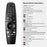 AKB75855501 For LG TV Remote Control Infrared Voice Air Mouse Function 10m Range Controller - 5