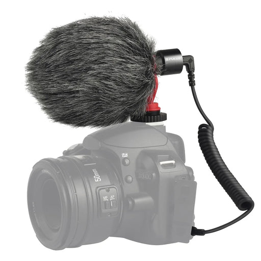 PULUZ PU3044 Professional 3.5mm Interview Microphone Smartphone Camera Filming Mic - 1