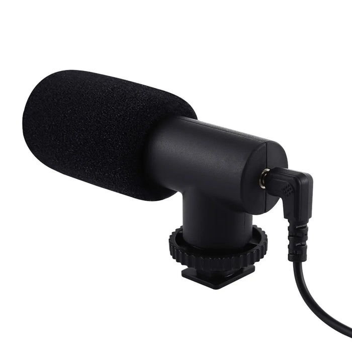 PULUZ PU3017 For Smartphone DSLR Camera DV Stereo Microphone Professional Interview News Recording Mic - 2