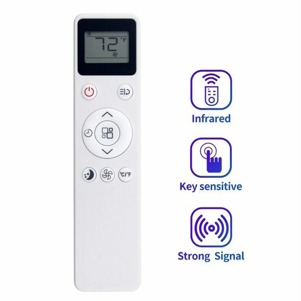 UYKQ-100B For BLACK+DECKER Air Conditioner Remote Control Infrared Replacement 10m Range - 2