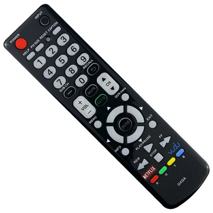 GXGA For Sanyo TV Remote Control Infrared Wireless 10m Range Battery Powered Ergonomic Design - 2