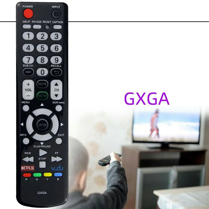 GXGA For Sanyo TV Remote Control Infrared Wireless 10m Range Battery Powered Ergonomic Design - 5