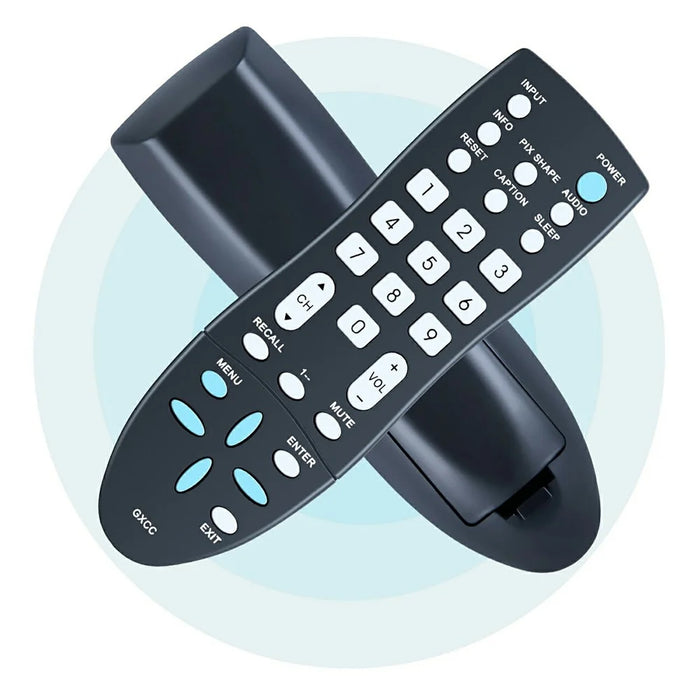 GXCC For Sanyo TV Remote Control Infrared Replacement Support 10m Range - 2