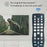 GXCC For Sanyo TV Remote Control Infrared Replacement Support 10m Range - 4