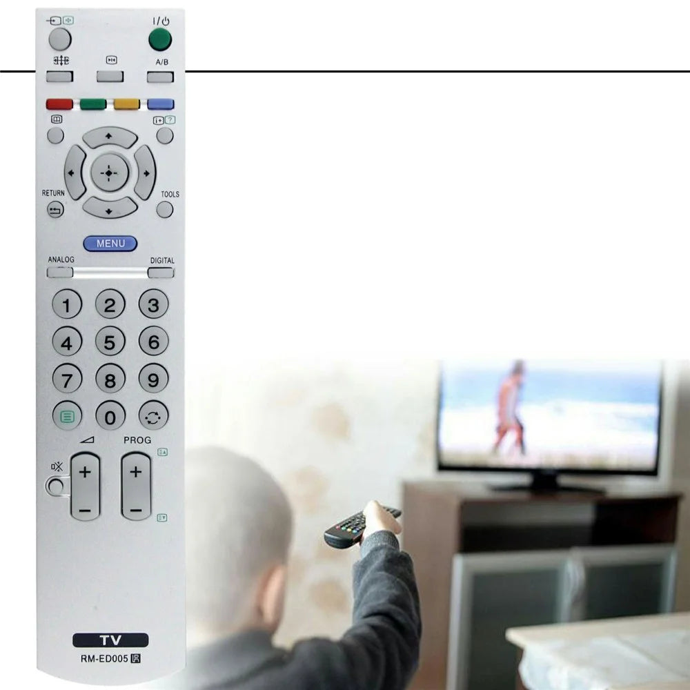 RM-ED005 For Sony TV Remote Control Battery Powered Infrared Replacement Handheld Controller - 5