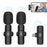PULUZ PU3151B 2Pcs Noise Reduction Lavalier Wireless Microphone with Type-C Receiver - 1
