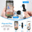 PULUZ PU3151B 2Pcs Noise Reduction Lavalier Wireless Microphone with Type-C Receiver - 5