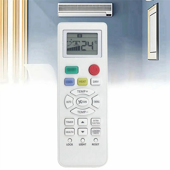 0010401715B For Haier Air Conditioner Infrared Remote Control Plastic Ergonomic Replacement Controller - 2