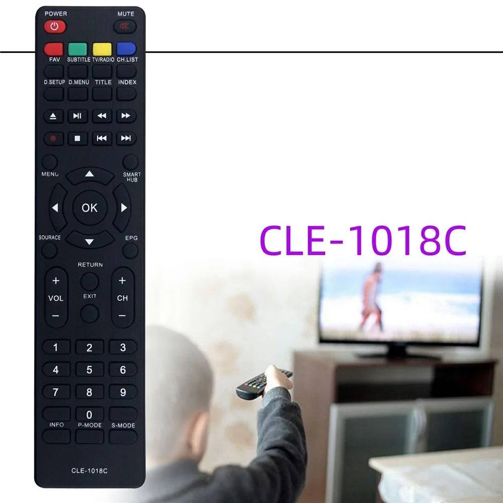 CLE-1018C For Hitachi LCD TV Infrared Remote Control Long Range Handheld Controller Replacement - 4
