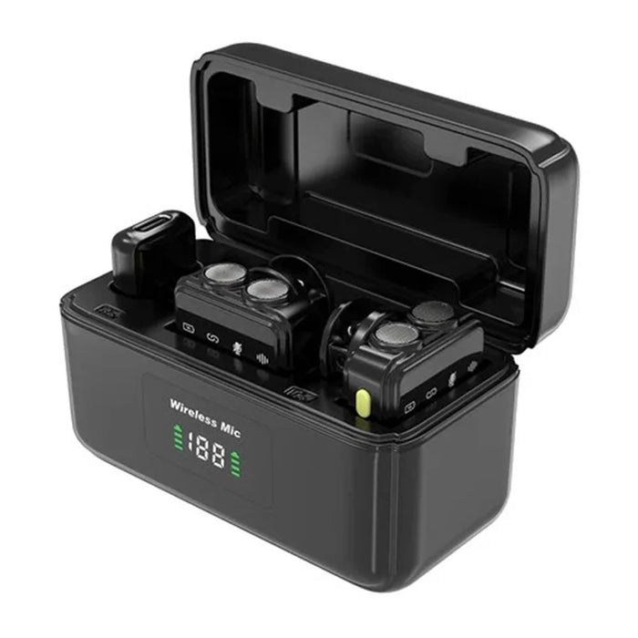 WIWU Wi-WM005 Bluetooth-compatible Lavalier Microphone Noise Reduction Wireless Mic with iP + Type C 2 in 1 Receiver - 6