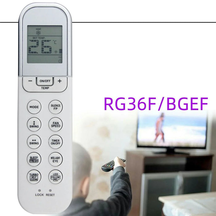 RG36F / BGEF For Midea Air Conditioner Infrared Remote Control 10m Range Replacement Controller - 5