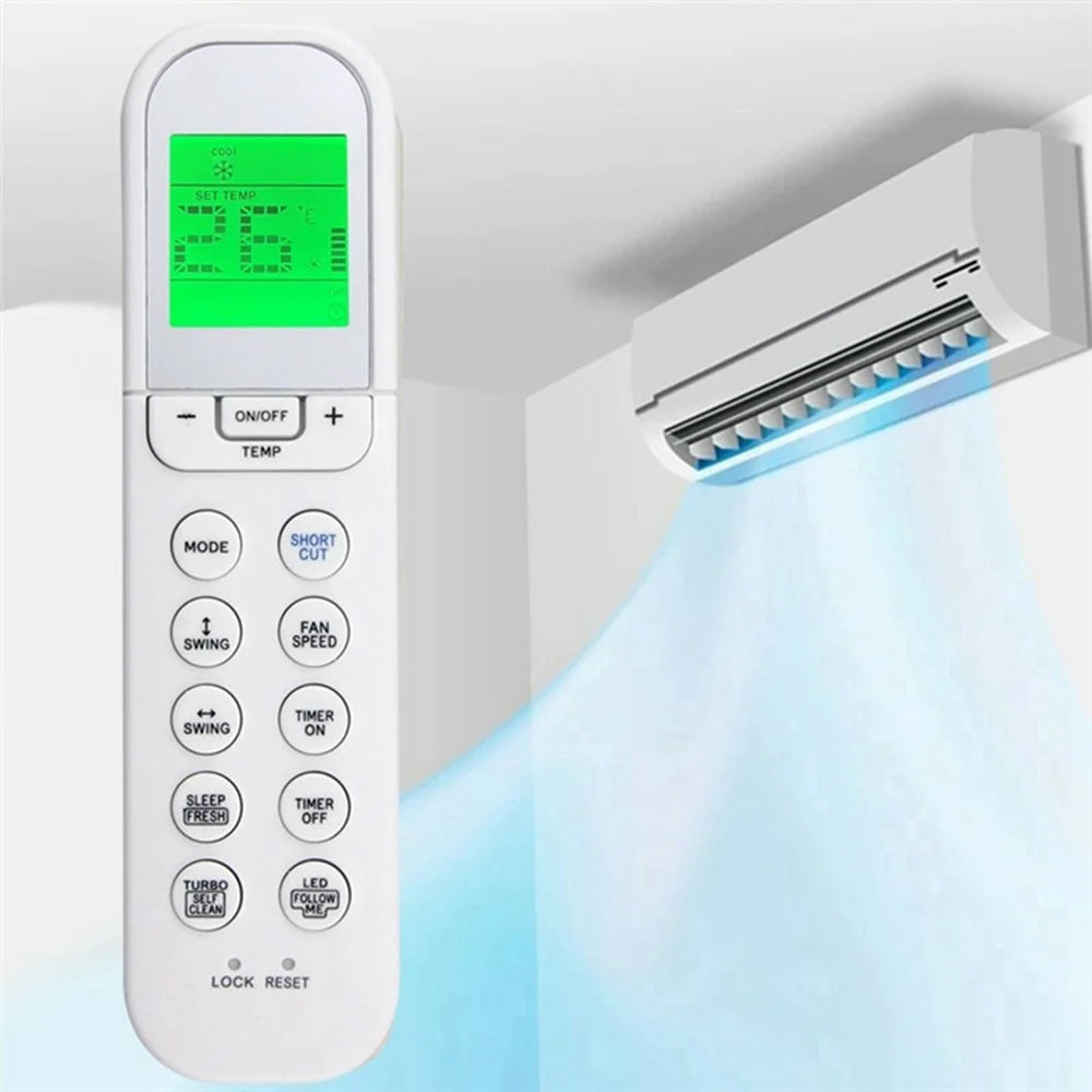 RG36A11 / BGEF For Midea Air Conditioner Infrared Remote Control 10m Range Replacement Controller - 6