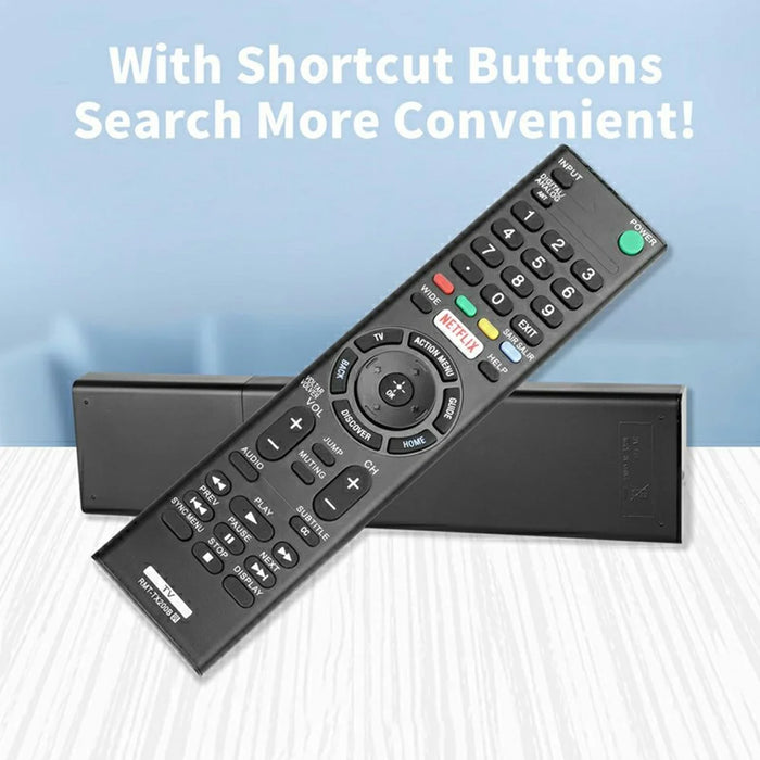 RMT-TX200B For Sony TV Remote Control Battery Powered Infrared Replacement Handheld Controller - 3
