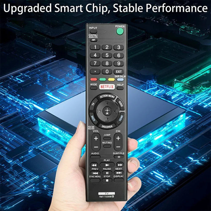 RMT-TX200B For Sony TV Remote Control Battery Powered Infrared Replacement Handheld Controller - 5
